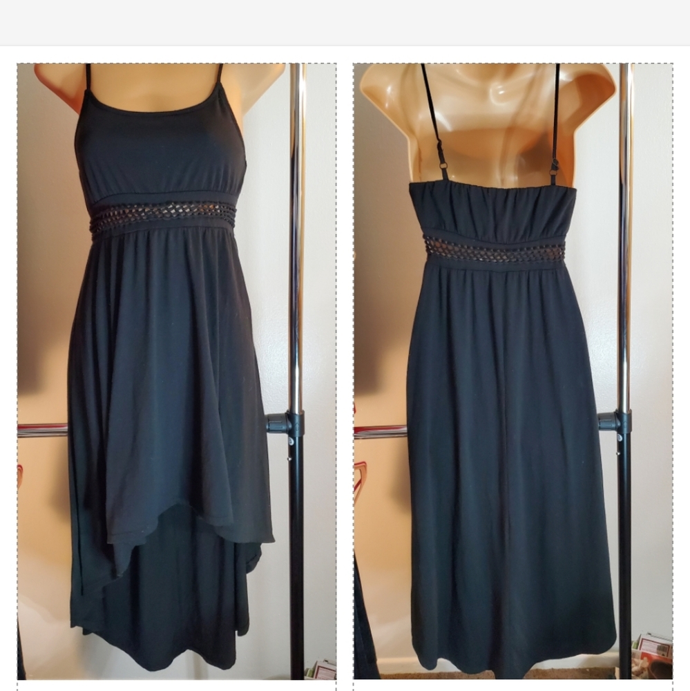 Black flowy dress